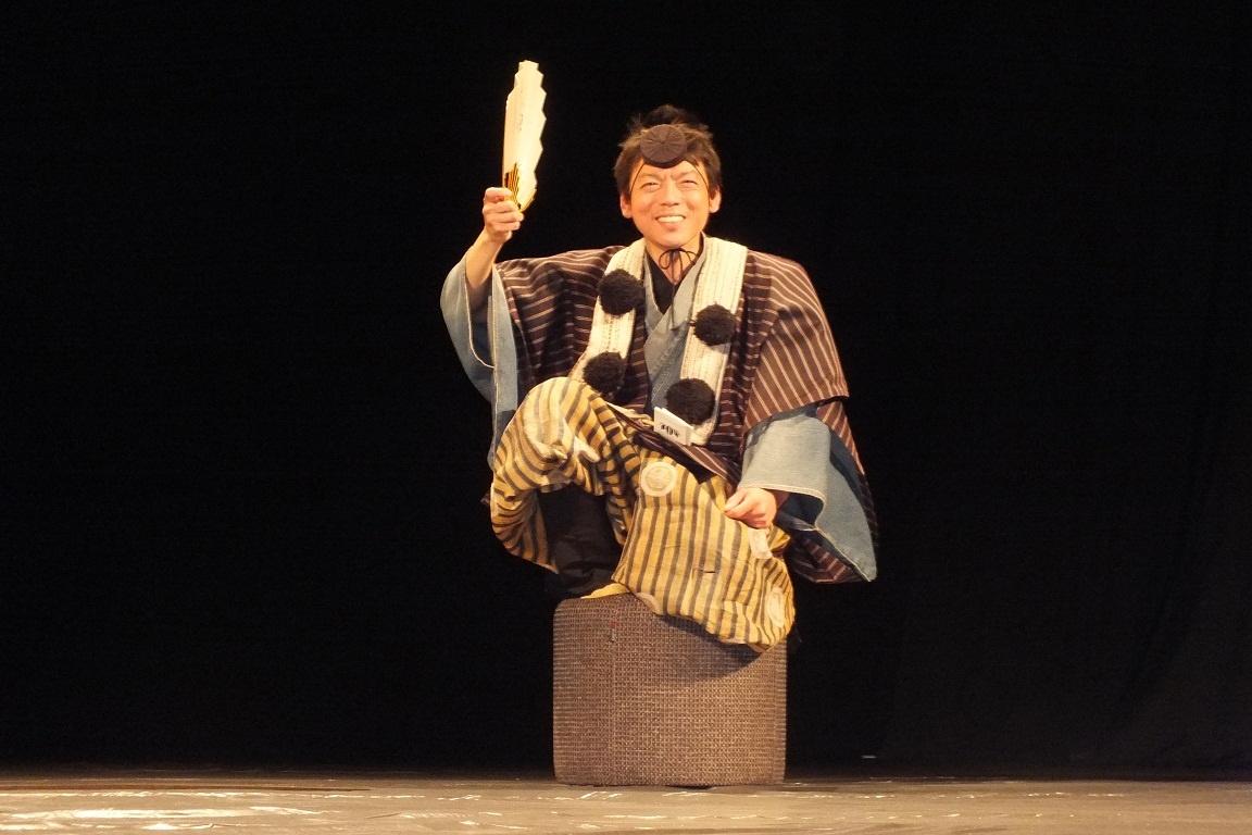 狂言実演「柿山伏」（27日マリヤンポレ） 1
