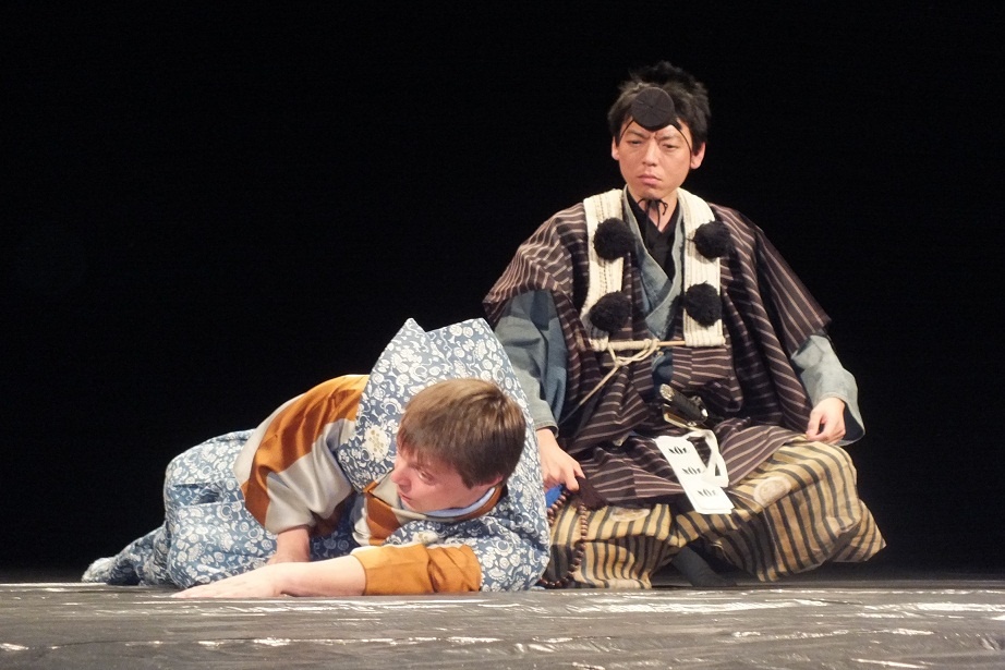 狂言実演「柿山伏」（27日マリヤンポレ） 2
