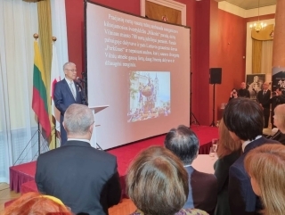 Ambasadoriaus Tetsu Ozaki kalba