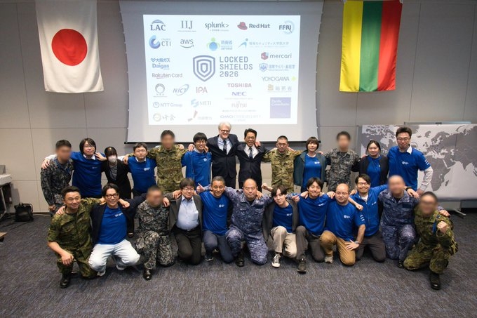 Japonijos gynybos ministerija ir Savigynos pajėgos dalyvavo NATO kibernetinės gynybos pratybose „Locked Shields 2026“